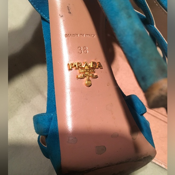 Prada Beautiful Platform High Heels Euro Size 38 / US 7.5 - Picture 8 of 16